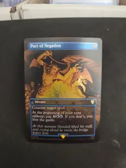 Pact of Negation (Borderless) - Commander: The Lord of the Rings: #523 Foil - Image 1