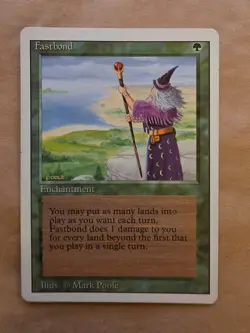 MTG - Fastbond - Revised - Magic the Gathering - Image 1