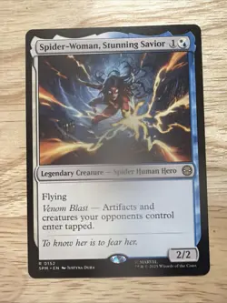 SPIDER-WOMAN, STUNNING SAVIOR MARVEL'S SPIDER-MAN MAGIC: THE GATHERING 152 NM - Image 1