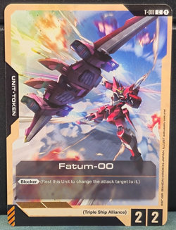 Fatum-00 T-011 Token Gundam Newtype Rising Card Game Near Mint NM TCG Unit - Image 1