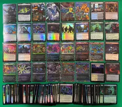 MTG TMNT 110 Card Lot-4 MYTHIC, 1P, 20R, 55U, 30C - The Ooze Waste Not Katana T6 - Image 2