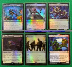 MTG TMNT 110 Card Lot-4 MYTHIC, 1P, 20R, 55U, 30C - The Ooze Waste Not Katana T6 - Image 4
