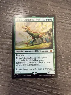 Ghalta, Stampede Tyrant - Foil Near Mint, English The Lost Caverns of Ixalan - Image 1