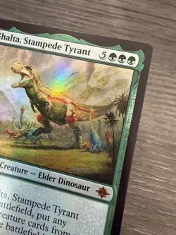 Ghalta, Stampede Tyrant - Foil Near Mint, English The Lost Caverns of Ixalan - Image 4