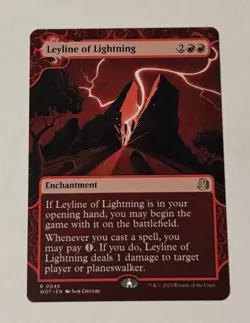 MTG Leyline of Lightning - Wilds of Eldraine: Enchanting Tales NM - Image 1