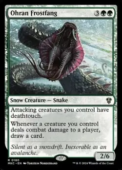 Ohran Frostfang - 180 - NM - Commander: Murders at Karlov Manor - MTG - Image 1