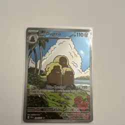 The Pokemon Company Alolan Dugtrio 208/191 SV08 Illustration Rare Holo 110HP Eng - Image 1