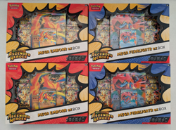 Pokemon - Ascended Heroes x2 Mega Emboar EX + x2 Mega Feraligatr EX Combo Lot x4 - Image 1