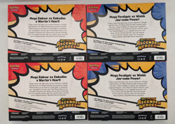 Pokemon - Ascended Heroes x2 Mega Emboar EX + x2 Mega Feraligatr EX Combo Lot x4 - Image 2