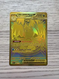 Pokemon Mega Dragonite EX Gold Full Art Holo Card 295/217 ASC EN Stage 2 - Image 4