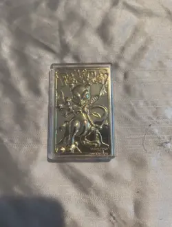 1999 Pokemon MEWTWO #150 23k Gold Plated Card Burger King Promo - Image 4