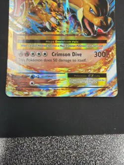 Pokemon M Charizard EX 13/108 Evolutions Ultra Rare Full Art Holo Card 220HP - Image 2