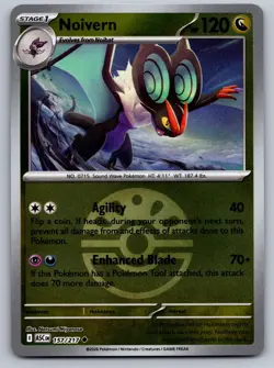 NOIVERN (FRIEND BALL) 157/217 REVERSE HOLO UC POKEMON ASCENDED HEROES NM/M - Image 1