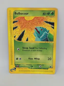 Pokemon TCG Bulbasaur 95/165 Expedition Non Holo (DMG) - Image 1