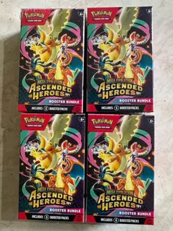 Pokemon TCG Ascended Heroes Booster Bundle Lot of 4 Sealed - Image 1