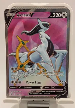 Arceus V 165/172 Ultra Rare Brilliant Stars Pokemon Card - Image 1