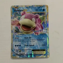 Pokemon Slowbro EX Evolutions Ultra Rare Holo 26/108 Basic 180 HP Card - Image 1