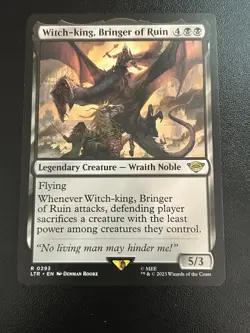 Witch-king, Bringer of Ruin 0293 - Rare - LOTR: Tales of Middle Earth - Image 1