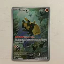 The Pokemon Company Relicanth Illustration Rare Holo SV05 173/162 Basic 100 HP - Image 1
