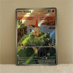 Pokemon Victini SVP 208 Scarlet & Violet Promo Holo Promo Basic 80 HP English - Image 1