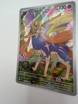 Zacain 100/094 Full Art Holo Pokemon Card Near Mint - Phantasmal Flames - Image 2
