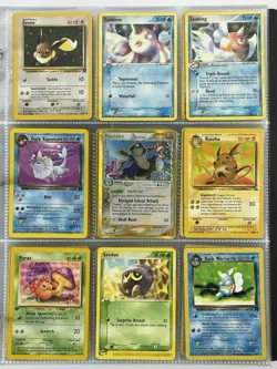 Pokemon Card Collection VTG Binder Holo Rare 1st E-Reader WoTC Delta Blastoise - Image 1