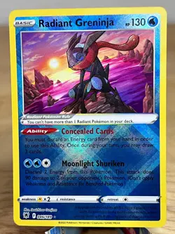 Astral Radiance Radiant Greninja 046/189 Radiant Rare Pokemon NM/M - Image 1