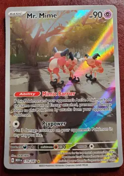 Pokemon Mr. Mime Sv: Scarlet & Violet 151 179/165 - Image 1