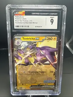 Pokemon Toxtricity ex SVP215 CGC Graded 9 Pokemon Trading Card Game - Image 1