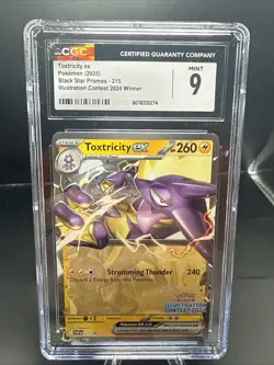 Pokemon Toxtricity ex SVP215 CGC Graded 9 Pokemon Trading Card Game - Image 2
