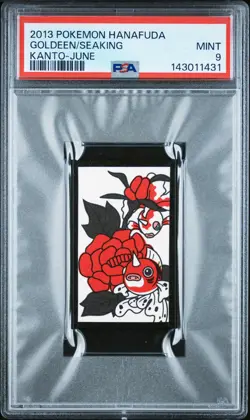 2013 POKEMON HANAFUDA KANTO JUNE GOLDEEN/SEAKING PSA 9 - Image 1