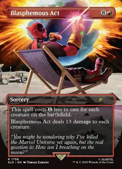 Blasphemous Act (1756) NM, English MTG Secret Lair Drop Series - Image 1