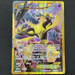 Pokemon TCG Alakazam EX Secret Rare Card 125/124 XY Fates Collide M-NM - Image 1