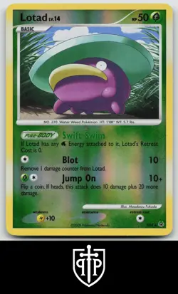 Pokemon - Lotad SH4/127 Platinum - Reverse Holo Rare - LP - Image 1