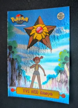 STARYU TV5 HOLO FOIL POKEMON TOPPS SERIE 1 CARTE 1999 ITA - PACK FRESH MINT - Image 1