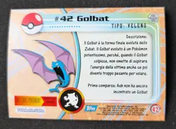 GOLBAT HOLO FOIL POKEMON TOPPS SERIE 1 CARTE 1999 ITA - PACK FRESH MINT - Image 2