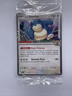 Pokemon Journey Together Hop’s Snorlax GameStop Promo Stamped - Image 1