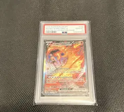 Pokemon TCG Team Rockets Moltres EX Card 229/182 PSA 10 - Image 1