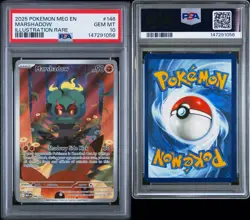 2025 POKEMON MEG EN-MEGA EVOLUTION MARSHADOW ILLUSTRATION RARE #146 PSA 10 🔥 - Image 3