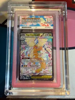 Pokemon ACE 10 Mega Dragonite EX 290/217 Perfect Subgrades - Image 3