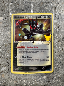 Pokemon TCG Cards Greninja Gold Star SWSH144 Black Star Promo Holo SEALED - Image 1