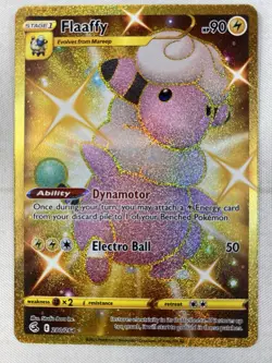 Pokemon - 280/264 Flaaffy SWSH08 Fusion Strike Gold Secret Rare Holo NM TCG - Image 1
