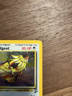 Rare Holo Pigeot 14/130 Base Set 2 WOTC Pokemon Card NM - Image 4