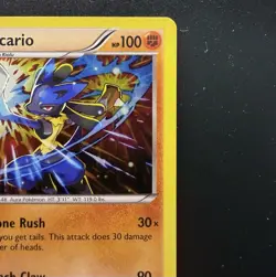 Pokemon TCG • 2016 • Lucario XY140 • Holo Rare Black Star Promo • Lightly Played - Image 2