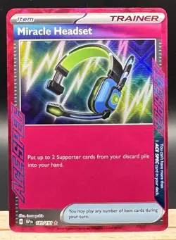 Miracle Headset 183/131 Ace Spec Surging Sparks Pokemon TCG NM - Image 1