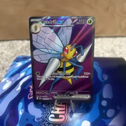 Beedrill ex 098/086 Ultra Rare Full Art Pokemon TCG Chaos Rising CRI English NM - Image 1