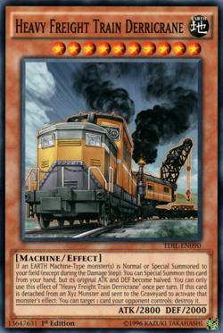 Heavy Freight Train Derricrane TDIL-EN090 1st ED Yu-Gi-Oh! - Image 1