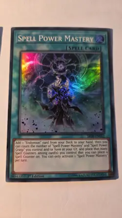 3x) SPELL POWER MASTERY SR08-EN022 1st Edition super Rare YuGiOh! - Image 2