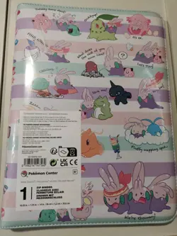 New! Pokemon Center We're Goomy Zip Binder 360 Card 9 Pocket Pokemon TCG - Image 2