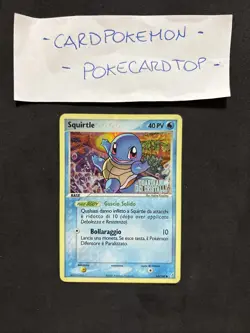 Pokemom Card Squirtle 64/100-Holo- Ex Crystal Guardians-Ita-Stamped-Good/exc! - Image 1